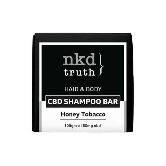 NKD 50mg CBD Speciality Body & Hair Shampoo Bar 100g - Honey Tobacco (BUY 1 GET 1 FREE) - HEMPORIUM