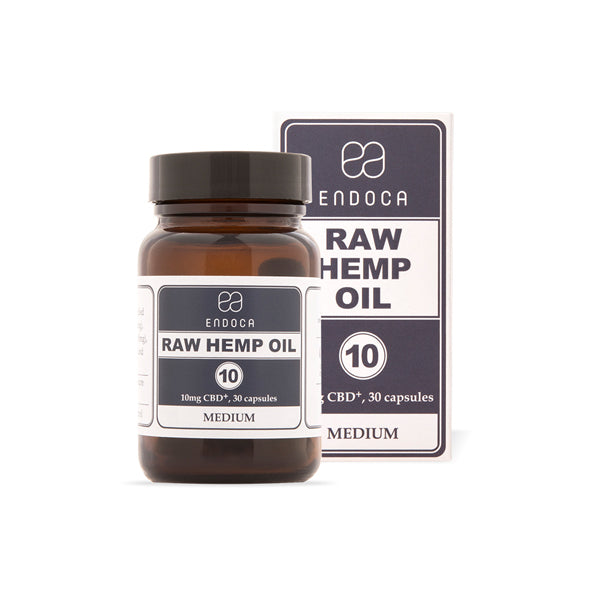 Endoca 300mg CBD+CBDa Capsules Raw Hemp Oil - 30 Caps - HEMPORIUM