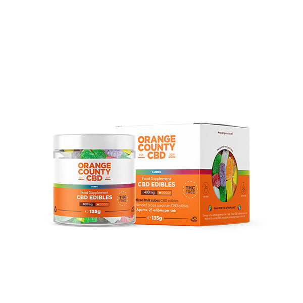 Orange County CBD 400 mg Gummies - malé balení