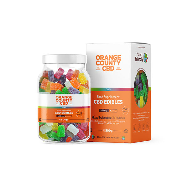 Orange County CBD 1600 mg Gummies - velké balení