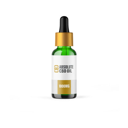 CBD Asylum 1000mg Absolute CBD Oil 20ml (BUY 1 GET 2 FREE) - HEMPORIUM