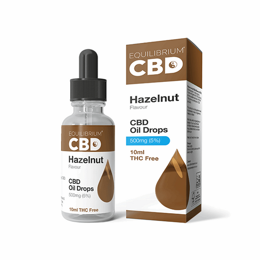 500mg Equilibrium CBD Oil 10ml - Hazelnut Flavour - HEMPORIUM