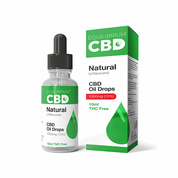 1000mg Equilibrium CBD Oil 10ml - Natural Flavour