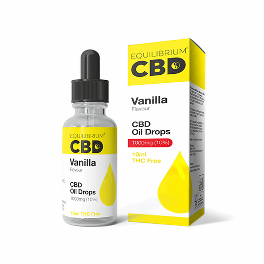 1000mg Equilibrium CBD Oil 10ml - Vanilla Flavour - HEMPORIUM