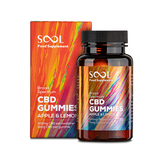 SOOL 300mg Broad Spectrum CBD Apple & Lemon Gummies - 30 pieces (BUY 1 GET 1 FREE) - HEMPORIUM