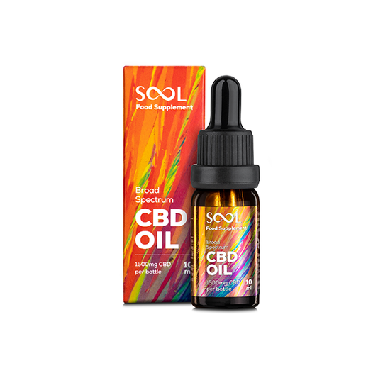 SOOL 1500mg Broad Spectrum 15% CBD Oil 10ml (BUY 1 GET 1 FREE) - HEMPORIUM