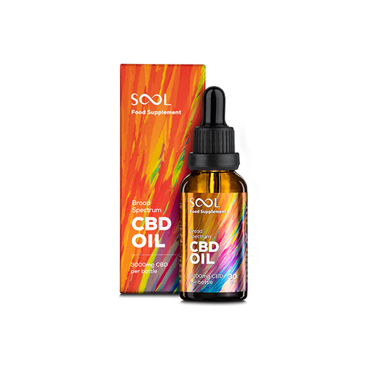 SOOL 3000mg Broad Spectrum 10% CBD Oil 30ml (BUY 1 GET 1 FREE) - HEMPORIUM