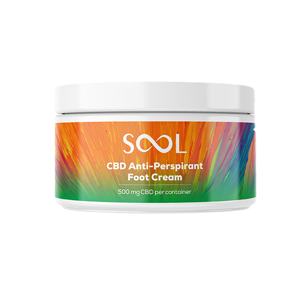 SOOL 500mg CBD Antiperspirant Foot Cream 100ml (BUY 1 GET 1 FREE) - HEMPORIUM