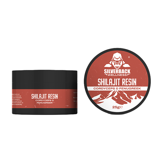 Silverback Wellness Cordyceps + Fenugreek Infused Shilajit Resin 25g - HEMPORIUM