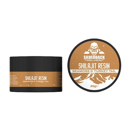 Silverback Wellness Seamoss & Turkey Tail Infused Shilajit Resin 25g - HEMPORIUM