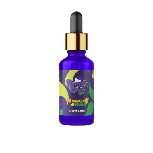 Purple Dank CBD 1200 mg Terpenový celospektrální CBD olej s příchutí 30 ml (KUPTE 1 ZÍSKEJTE 1 ZDARMA)