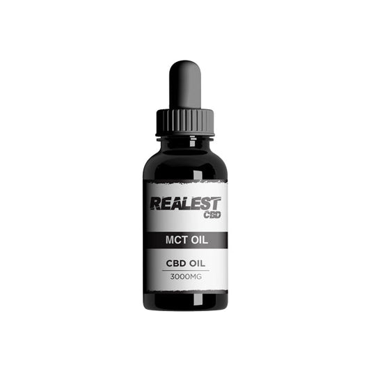 Realest CBD 3000mg Broad Spectrum CBD MCT Oil - 30ml (BUY 1 GET 1 FREE) - HEMPORIUM