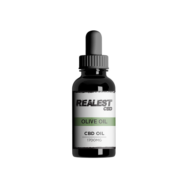 Realest CBD 1700mg Broad Spectrum CBD Olive Oil - 30ml (BUY 1 GET 1 FREE) - HEMPORIUM