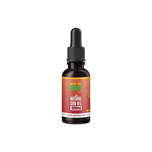 Why So CBD? 1800mg Broad-Spectrum CBD Natural Oil - 30ml - HEMPORIUM