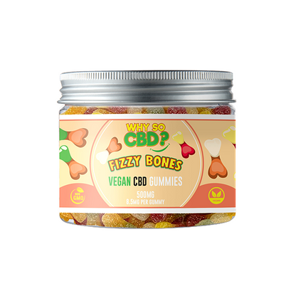 Proč tak CBD? 500 mg širokospektrální CBD malé veganské gumy - 11 příchutí