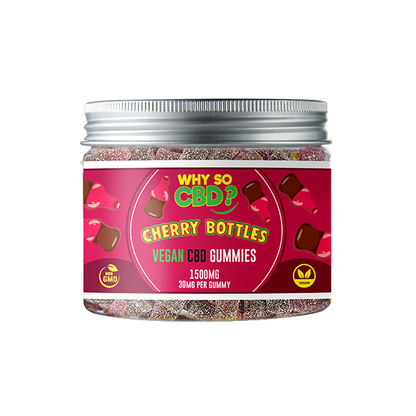 Why So CBD? 1500mg Broad Spectrum CBD Small Vegan Gummies - 11 Flavours