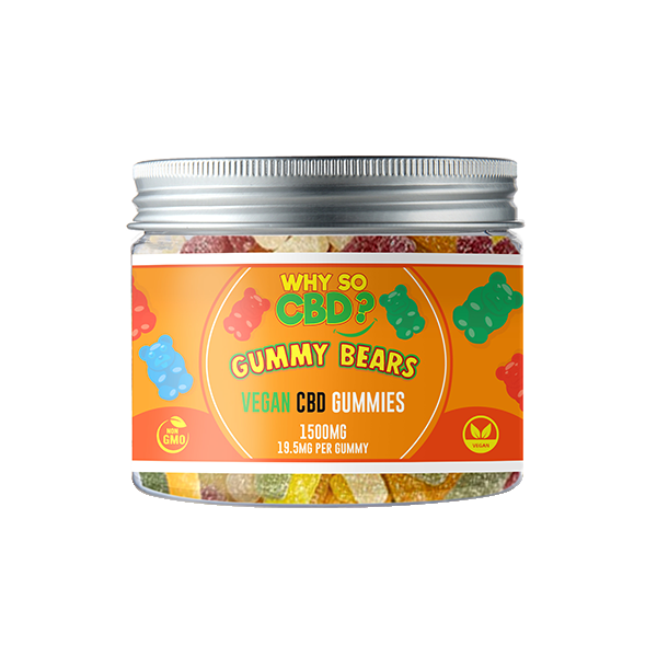 Proč tak CBD? 1500mg Širokospektrální CBD Small Vegan Gummies - 11 příchutí