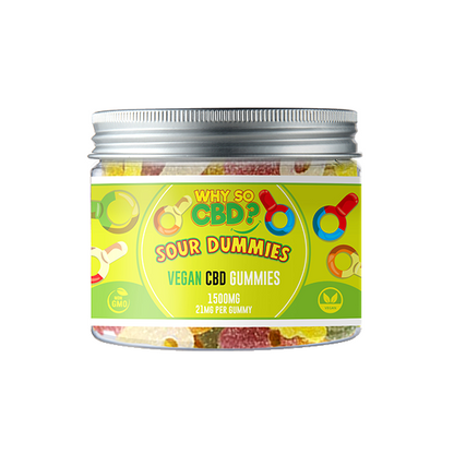 Proč tak CBD? 1500mg Širokospektrální CBD Small Vegan Gummies - 11 příchutí