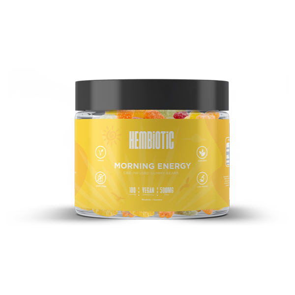 Hembiotic 500mg Funkční CBD Gummy Bears - 100g