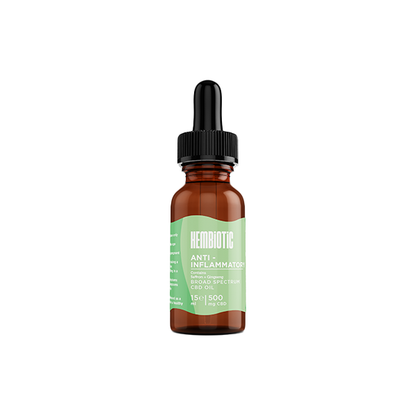 Hembiotic 500mg Broad-Spectrum Functional CBD Oil - 15ml - HEMPORIUM