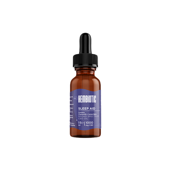 Hembiotic 1000mg Broad-Spectrum Functional CBD Oil - 15ml - HEMPORIUM