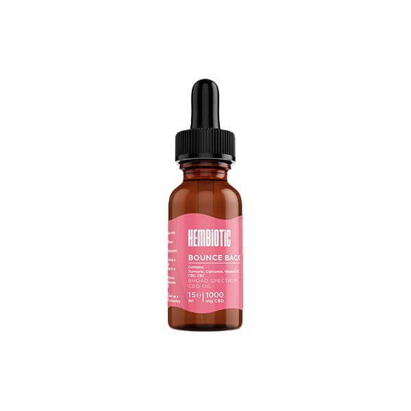 Hembiotic 1000mg Broad-Spectrum Functional CBD Oil - 15ml - HEMPORIUM