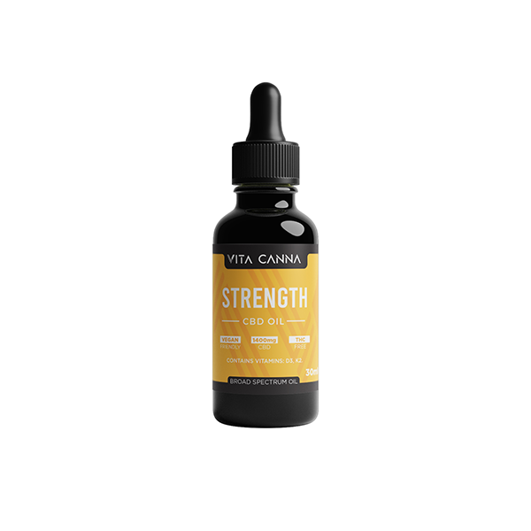 Vita Canna 1400mg Broad Spectrum Functional CBD C8 MCT Oil - 30ml