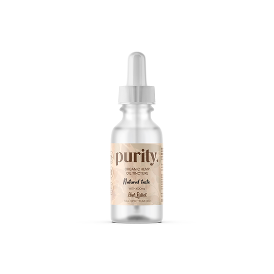 Purity 600 mg CBD olivový olej s vysokým spektrem 30 ml