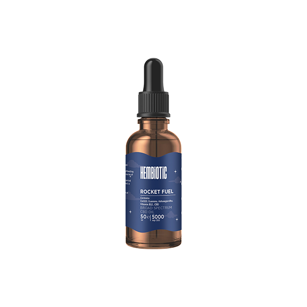 Hembiotic 5000mg Broad-Spectrum Bulk Functional CBD Oil - 50ml - HEMPORIUM