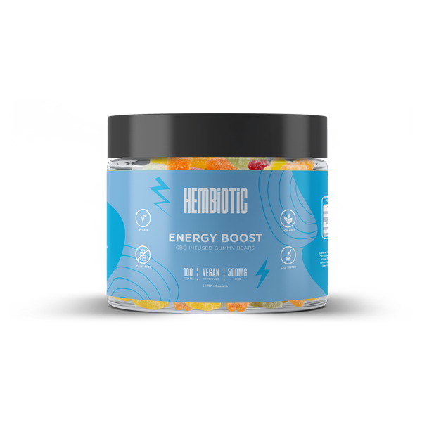 Hembiotic 500mg Funkční CBD Gummy Bears - 100g