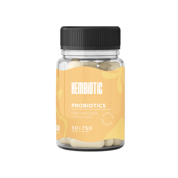 Hembiotic 750mg Functional CBD Capsules - 30 Caps - HEMPORIUM