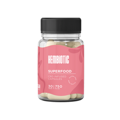 Hembiotic 750mg Functional CBD Capsules - 30 Caps