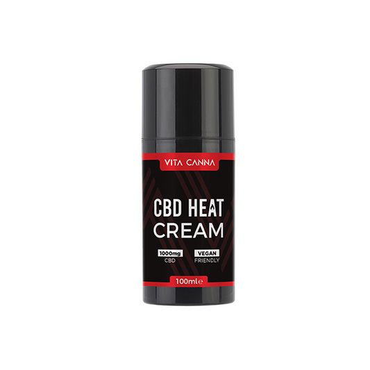 Vita Canna 1000mg CBD Heating Cream 100ml - HEMPORIUM