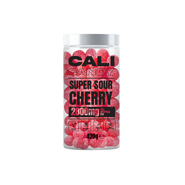 CALI CANDY MAX 2800 mg CBD vegánske sladkosti s plným spektrom – 10 príchutí