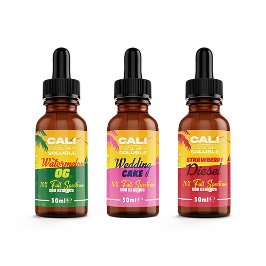 CALI 10% vo vode rozpustný extrakt CBD s úplným spektrom - Original 30ml