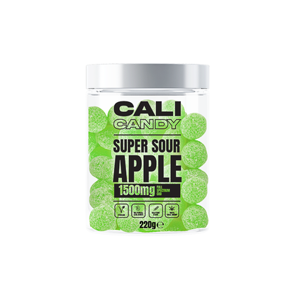 CALI CANDY MAX 1500 mg CBD vegánske sladkosti s plným spektrom – 10 príchutí